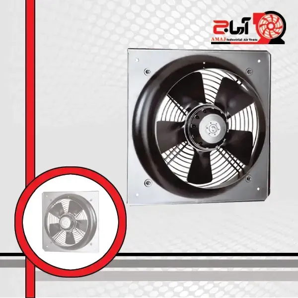 هواکش صنعتی آکسیال طرح آلمان دمنده مدل VIF25V2S